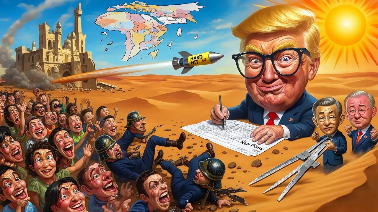 Cover art: Íránská partie v rukou Donalda Trumpa