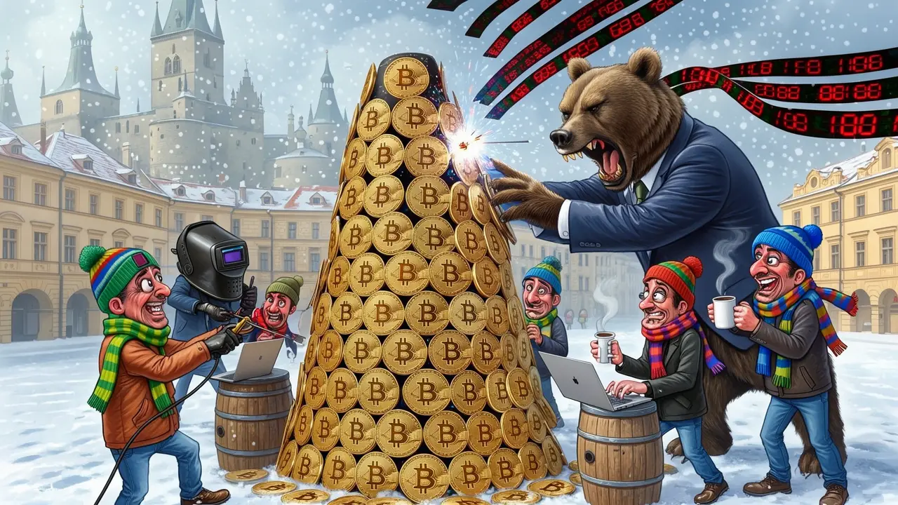 Cover art: Červená čísla na burze a plány českých kryptobaronů
