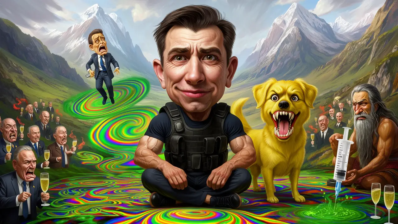 Cover art: ŠAMAN Z OCHRANKY A PSÍ ZUBY V PERU
