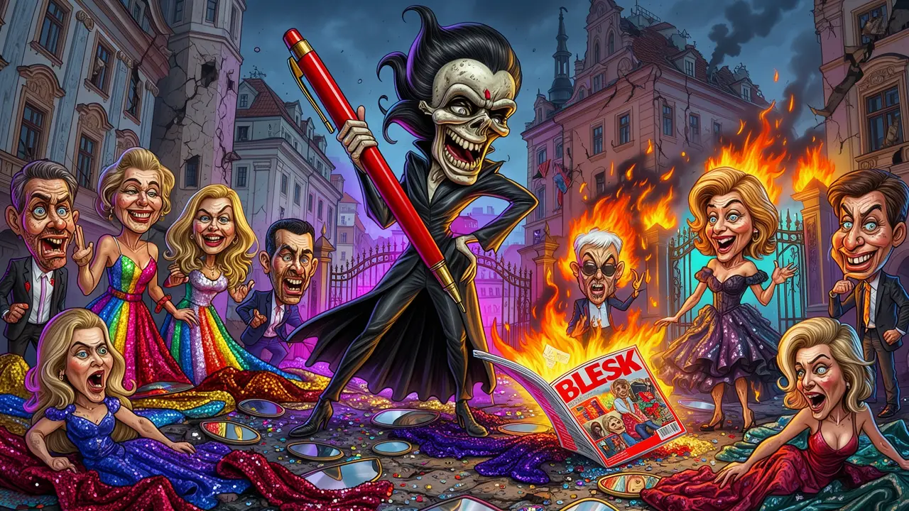 Cover art: Módní poprava roku dvacet pět