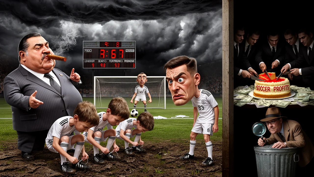 Cover art: Levná čest a prodaný sport na zeleném poli
