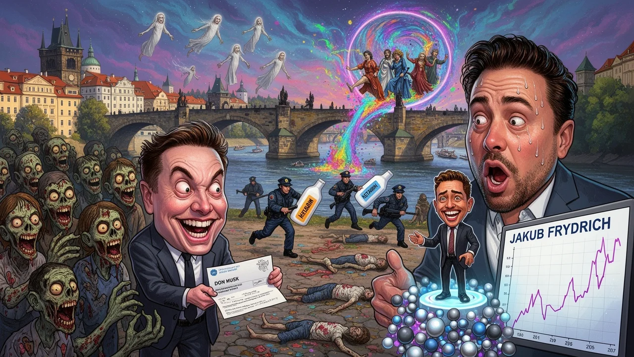 Cover art: Miliardářův lék na smutek plave v brněnské vodě