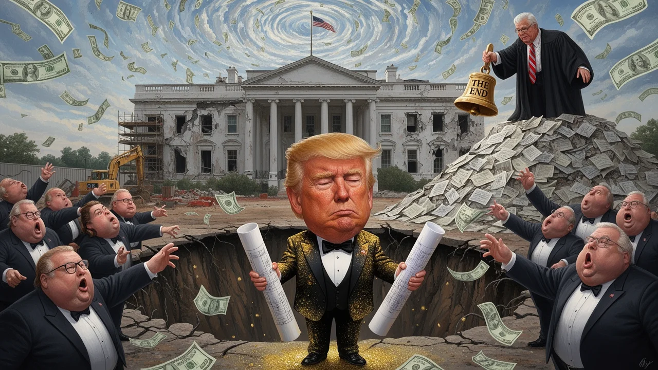 Cover art: Soudní stopka pro miliardový parket v sídle mocných