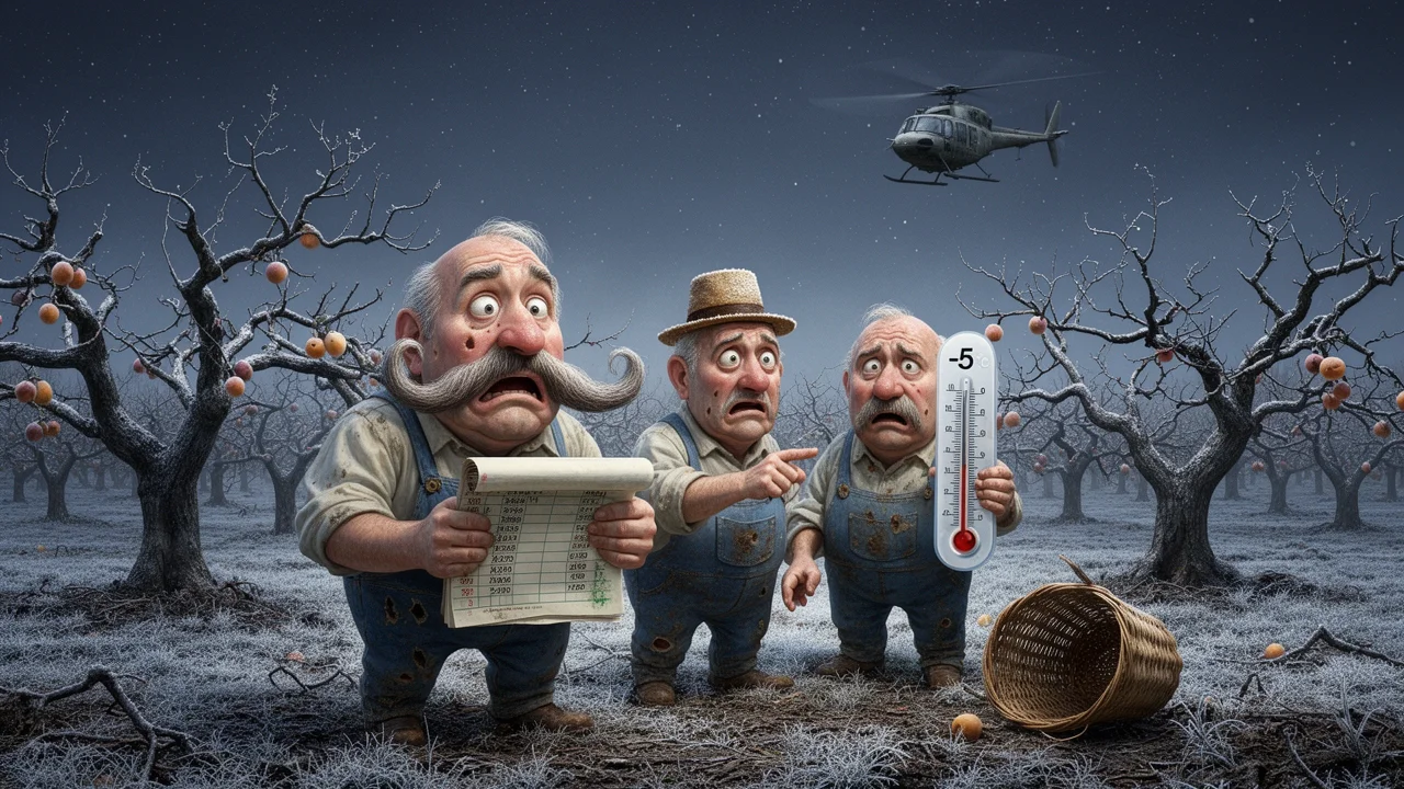 Cover art: Jarní mráz spálil naši roční dřinu
