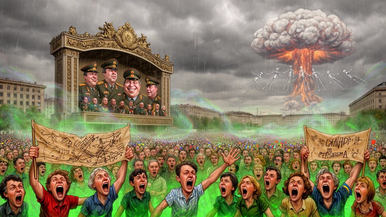 Cover art: Slavný májový déšť plný tajného cesia