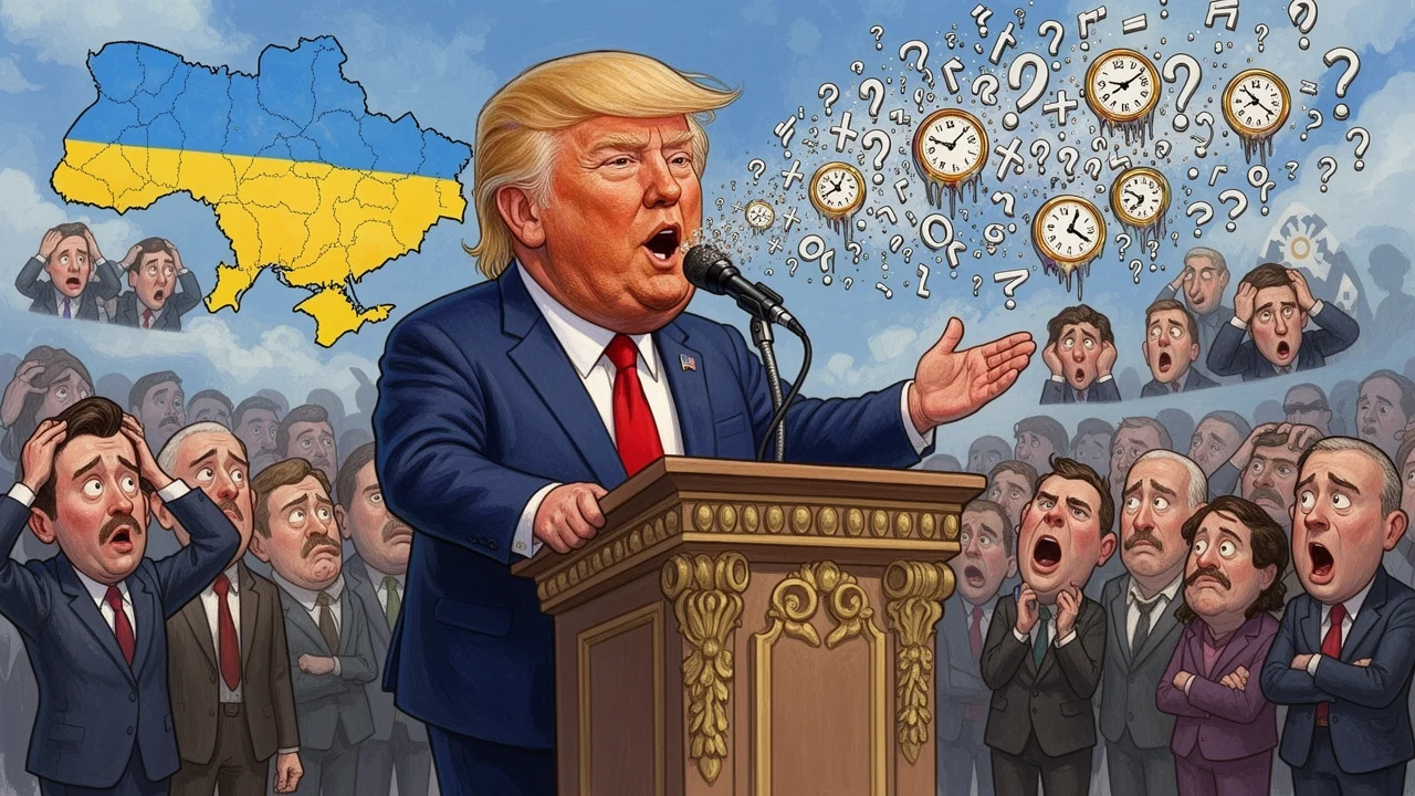 Cover art: Donald to řekl jasně a teď nikdo neví co