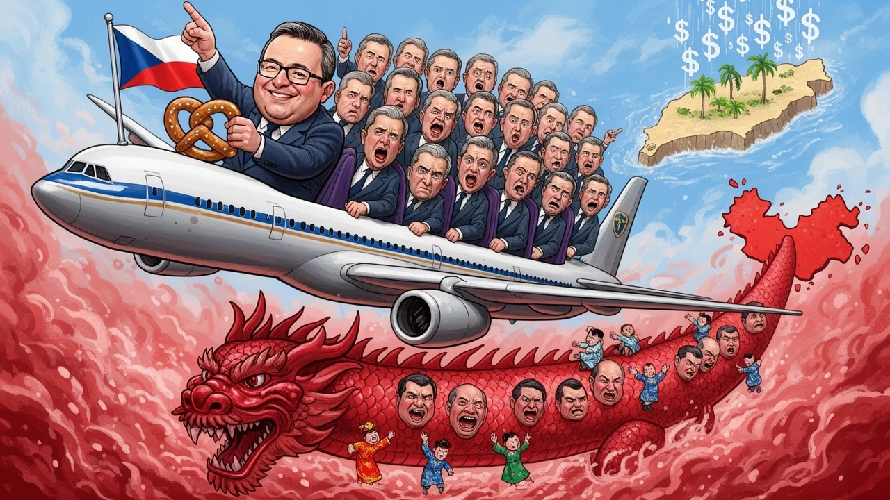 Cover art: Jak předseda Senátu rozhněval rudého draka na dálku