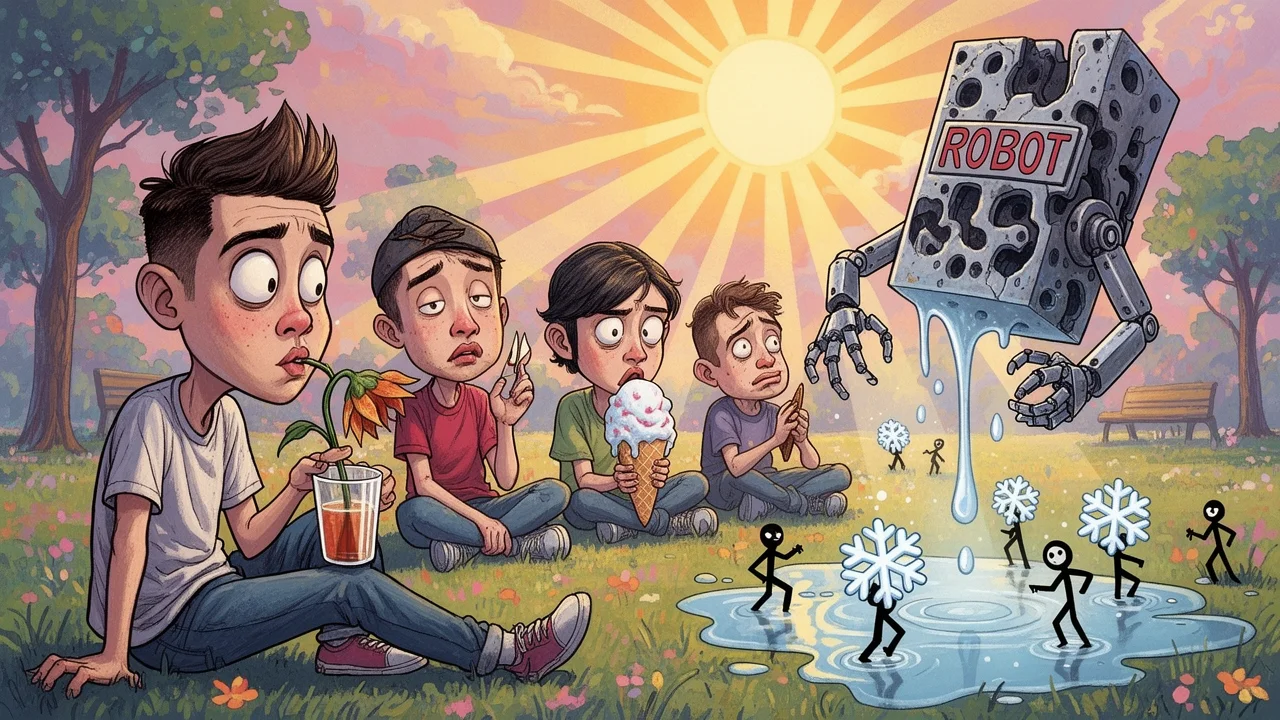 Cover art: Sněhové vločky se bojí teplého počasí i robotů