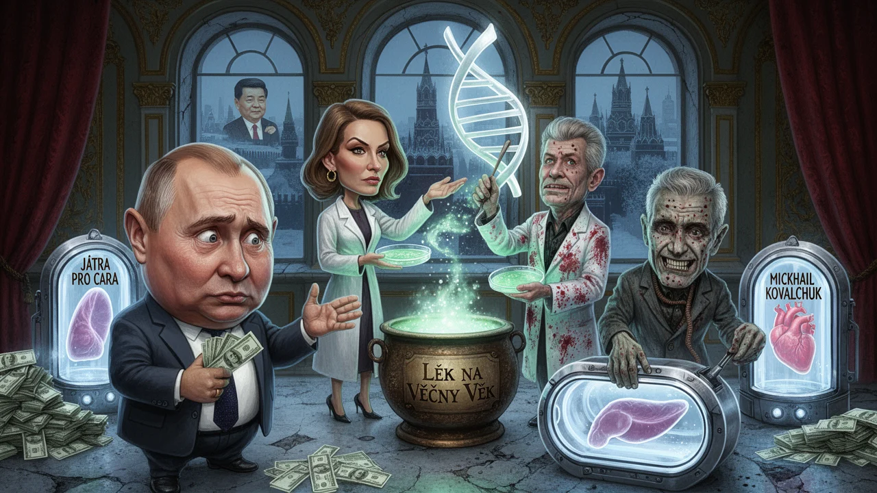 Cover art: Vládce, který nechce umřít, tiskne játra na tiskárně