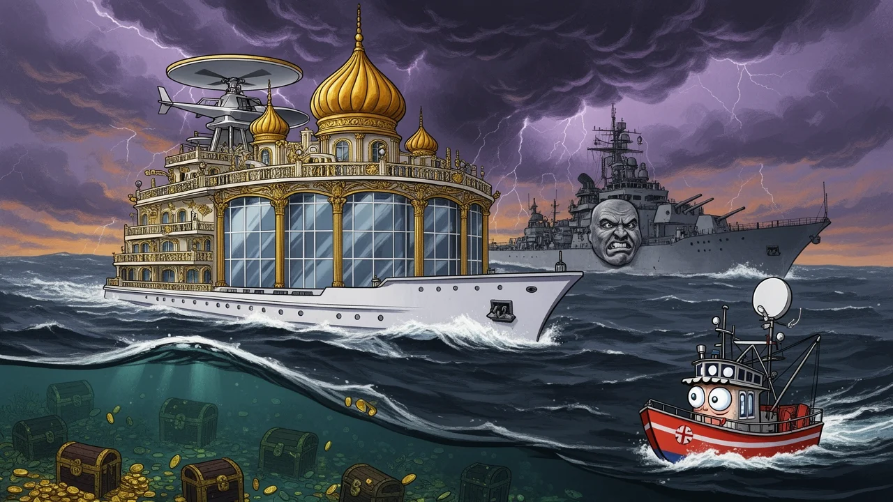 Cover art: Plovoucí palác, co utíká před vlastním hněvem
