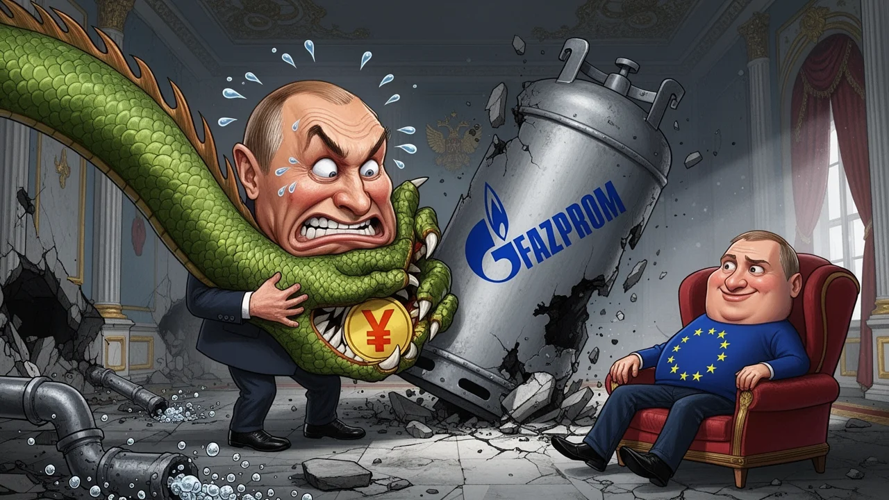 Cover art: Přítel v Pekingu srazil Gazprom přímo na kolena
