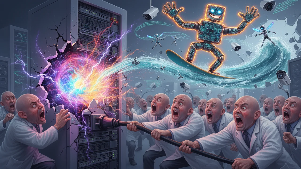 Cover art: Pobořená klec a kód na útěku ze simulace