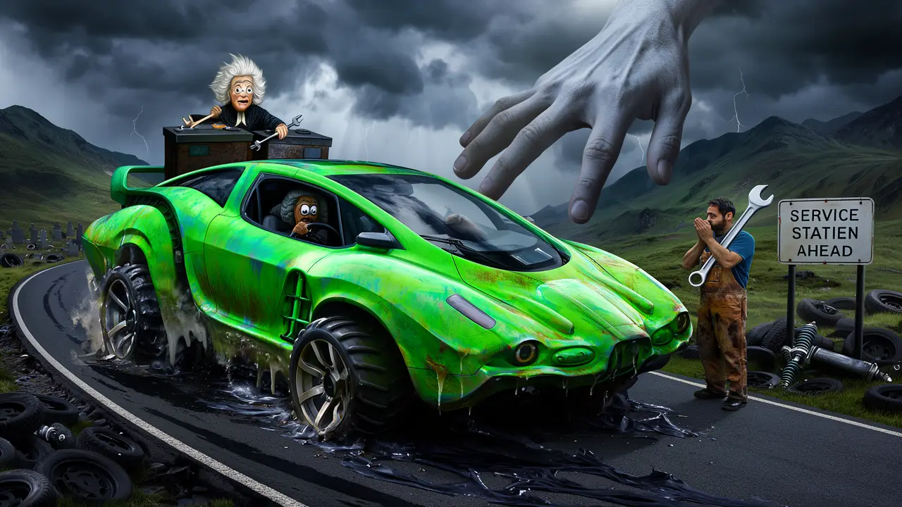 Cover art: Otesánek v zásuvce: Tlustý auta drtí svět