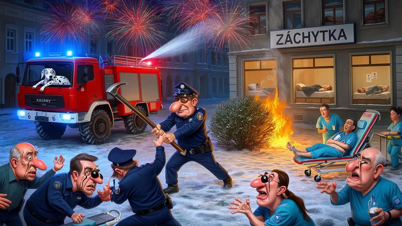 Cover art: Novoroční groteska z Varů