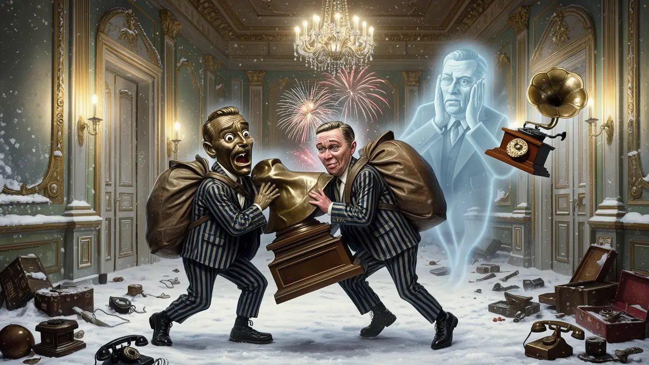 Cover art: Silvestr s Masarykem (v batohu)
