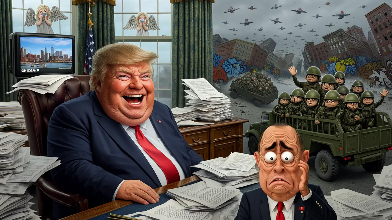 Cover art: Garda balí kufry v demokratickým pekle