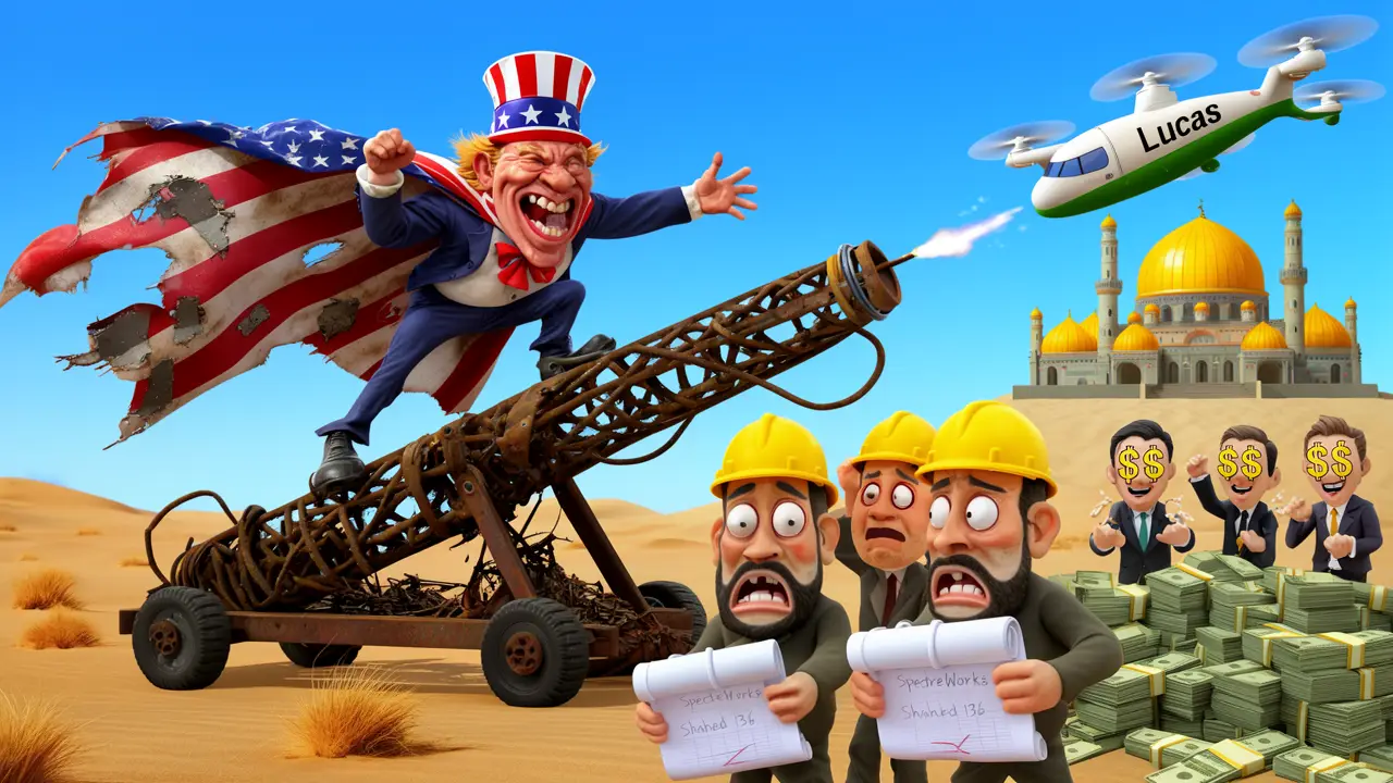 Cover art: Americká odplata ze zlevněného íránského nákresu