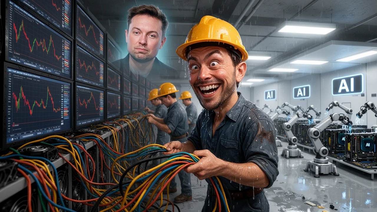 Cover art: Těžební stroje hučí, ale my už počítáme jinde