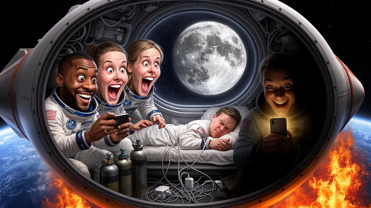 Cover art: Dějiny se píšou, letíme fotit Měsíc na nový mobil
