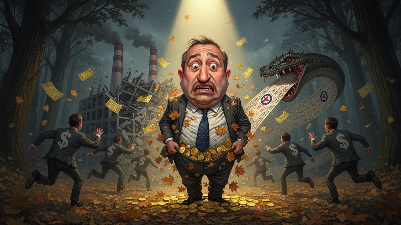 Cover art: Zbrojařský král počítá ztráty, burza se směje