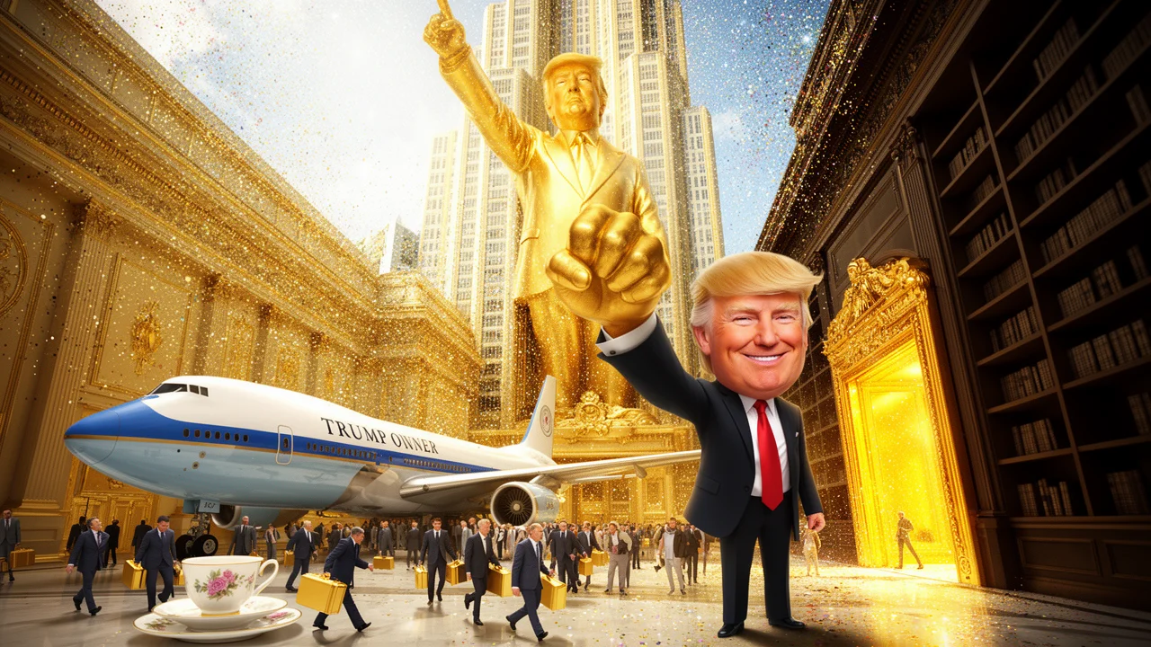Cover art: Prezident, co z bláznivé vize staví velký chrám pýchy