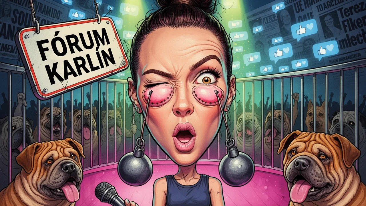 Cover art: Skoro slepá celebrita, co nechtěla být šarpejem
