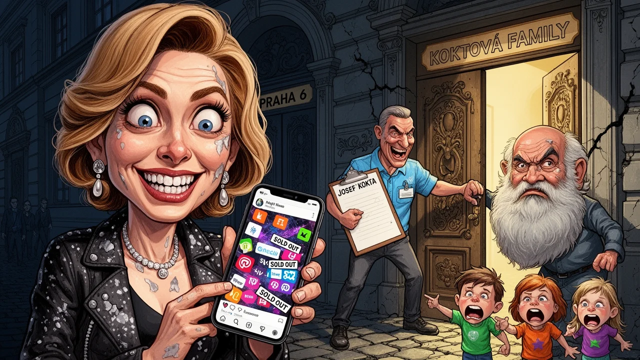 Cover art: Velká internetová hvězda pláče, sociálka zvoní u dveří
