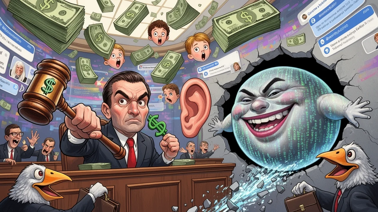 Cover art: Útěk slavné sítě před spravedlností za děti