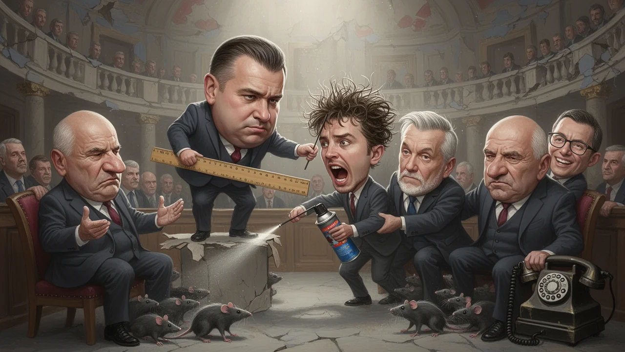 Cover art: Školení slušnosti od mistra vládních mikrofonů