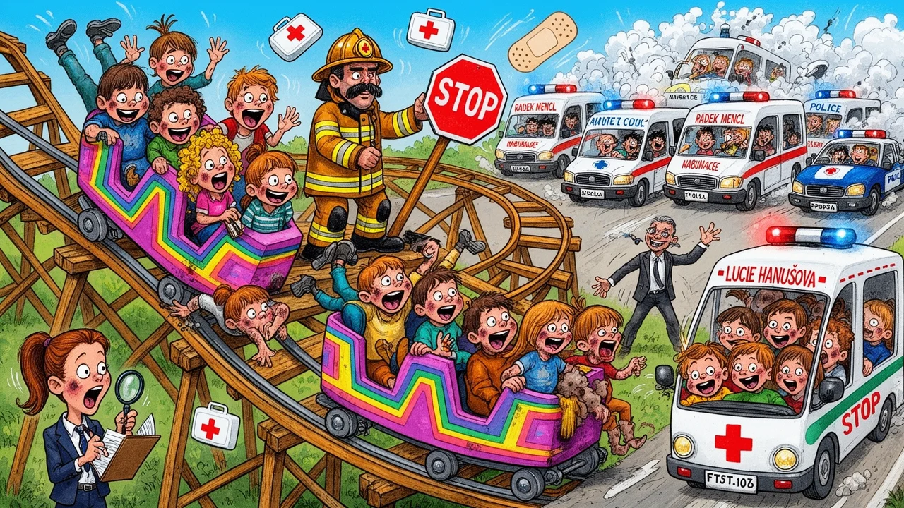 Cover art: Absurdní poplach pro devět zraněných na pouti