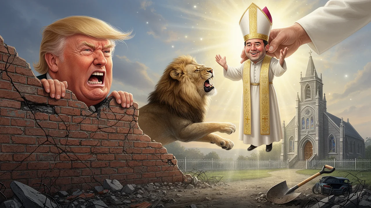 Cover art: Včera myl podlahy, dneska je z něj biskup