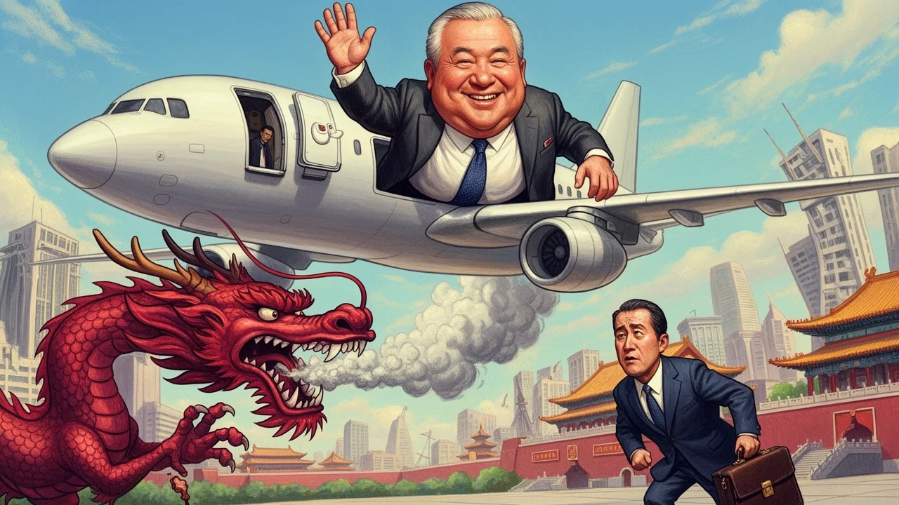 Cover art: Hodnotová cesta bez letadla aneb Miloš naštval Peking