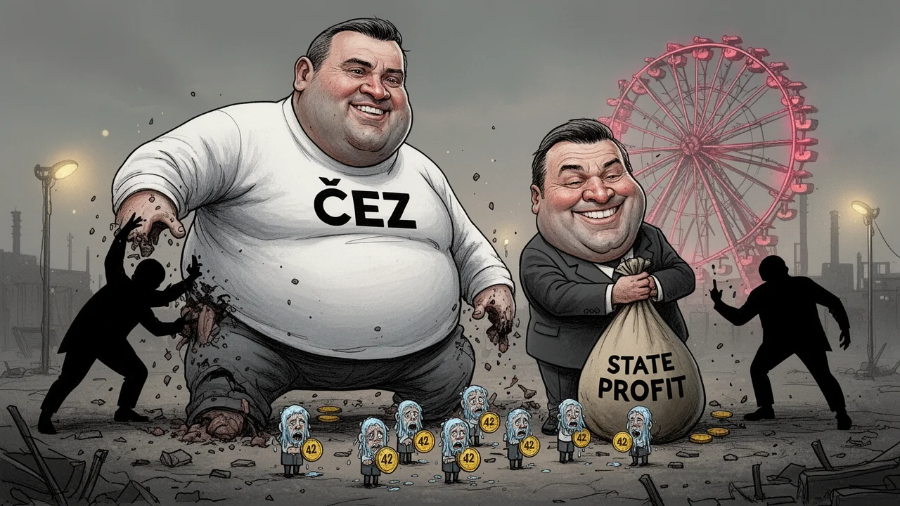 Cover art: Jak se stát chudým s akcií bohatého Čezu