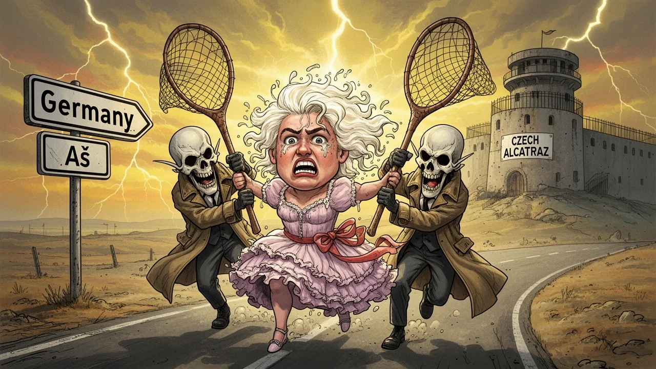 Cover art: Změna jména a útěk do Aše před spravedlností