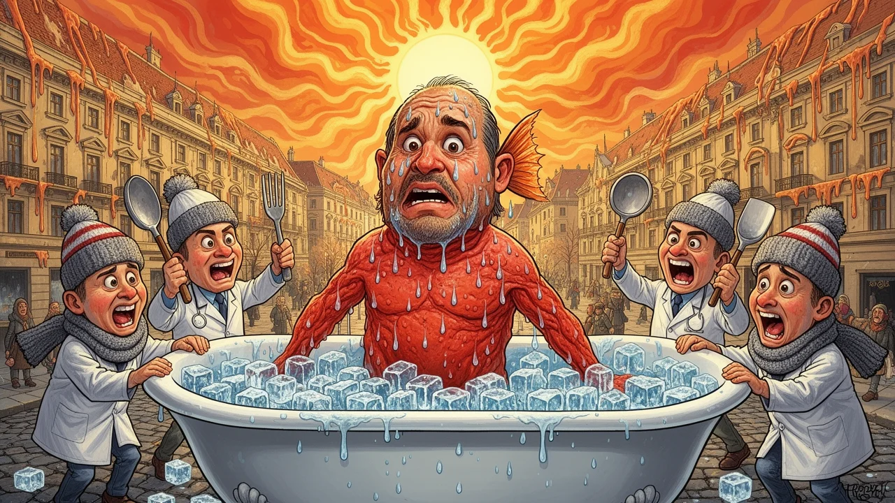 Cover art: Maďarský pacient na ledu přežil čtyřicet tři stupňů