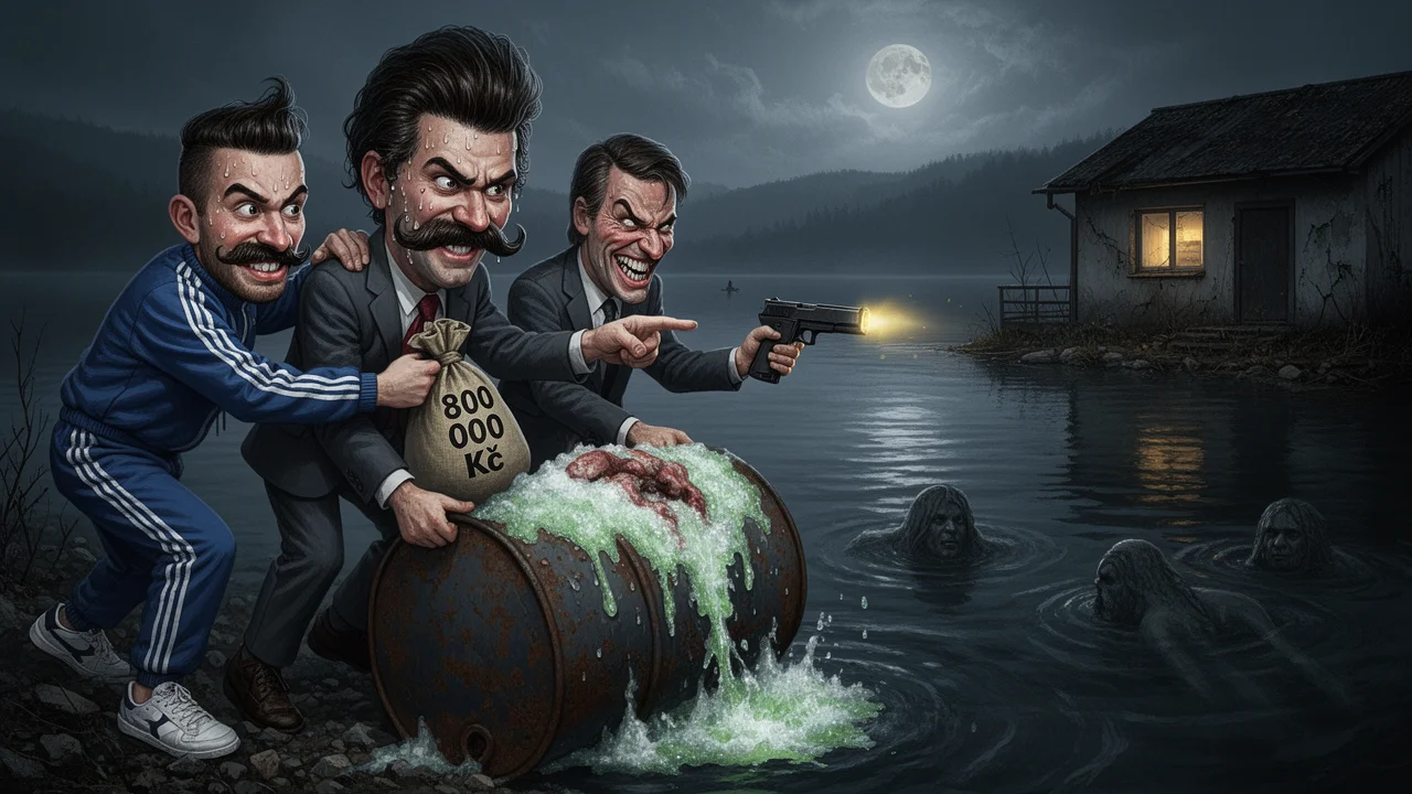 Cover art: Sny o velkém bohatství, které skončily v sudu na dně