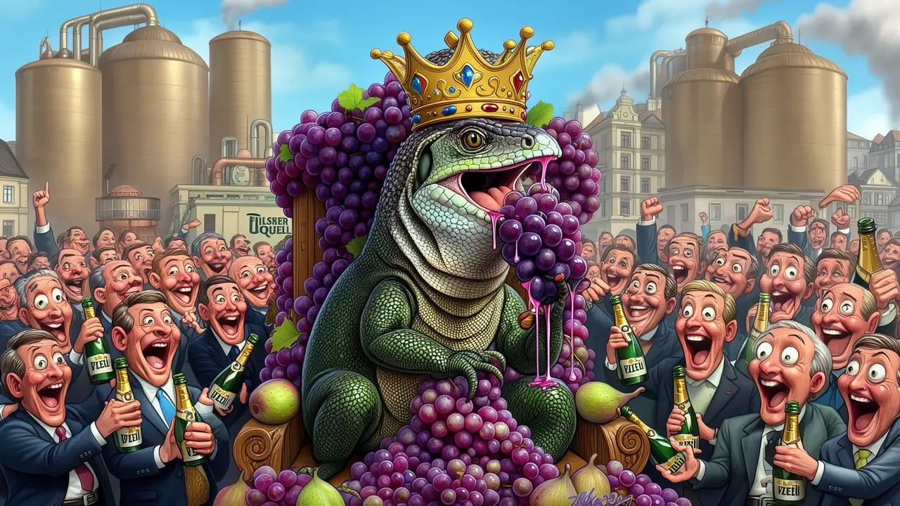 Cover art: Vegetariánský drak ovládl Plzeň