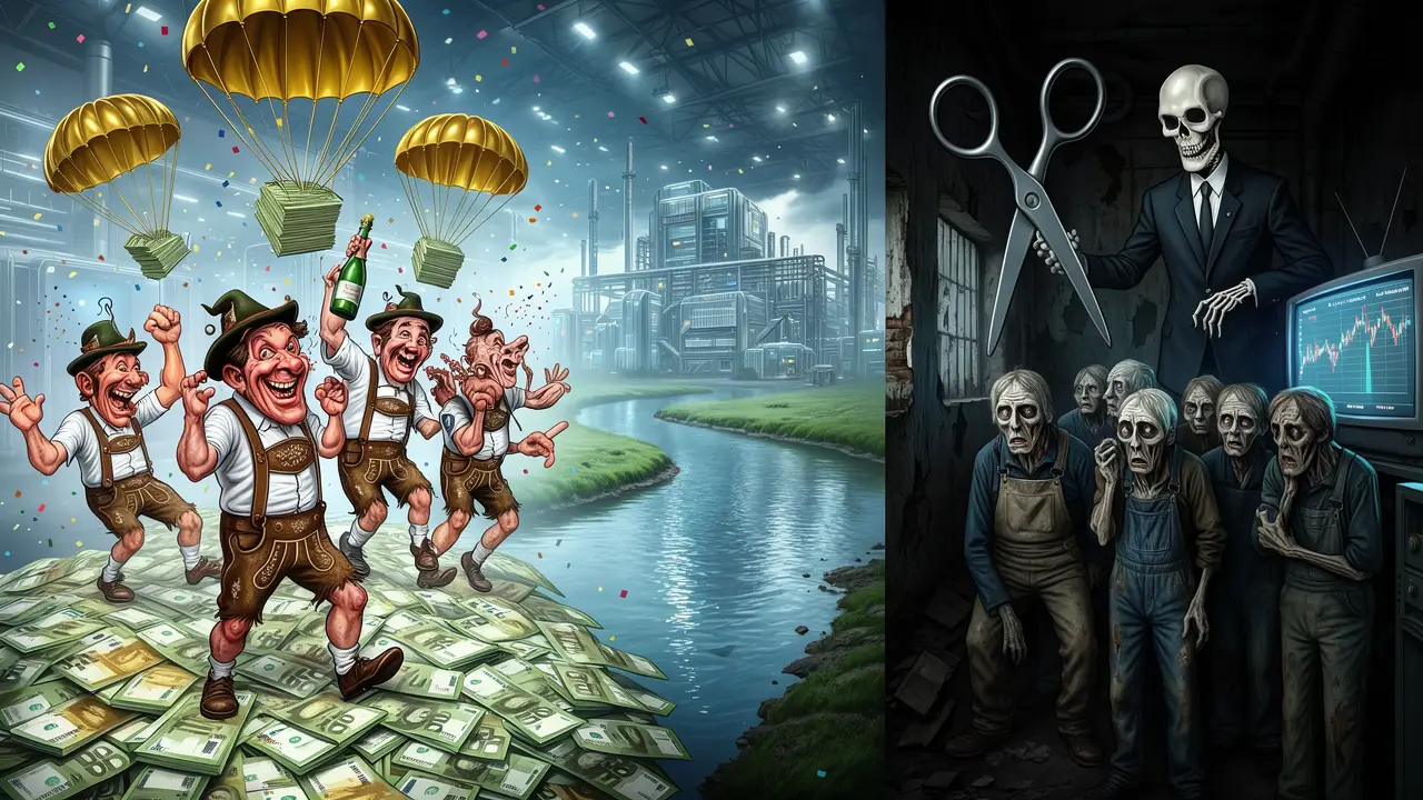 Cover art: Zlatý padák pro souseda a česká rohožka