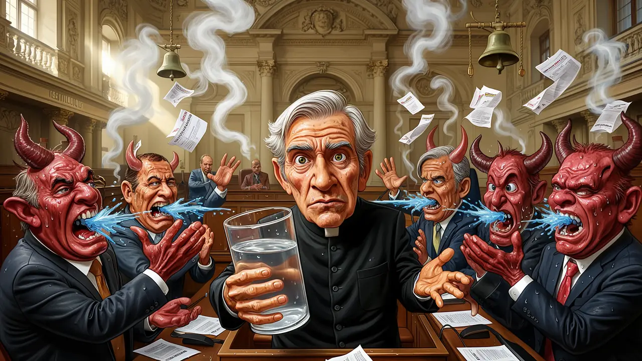 Cover art: Když kříž potká parlament a nikdo neuhne pohledem