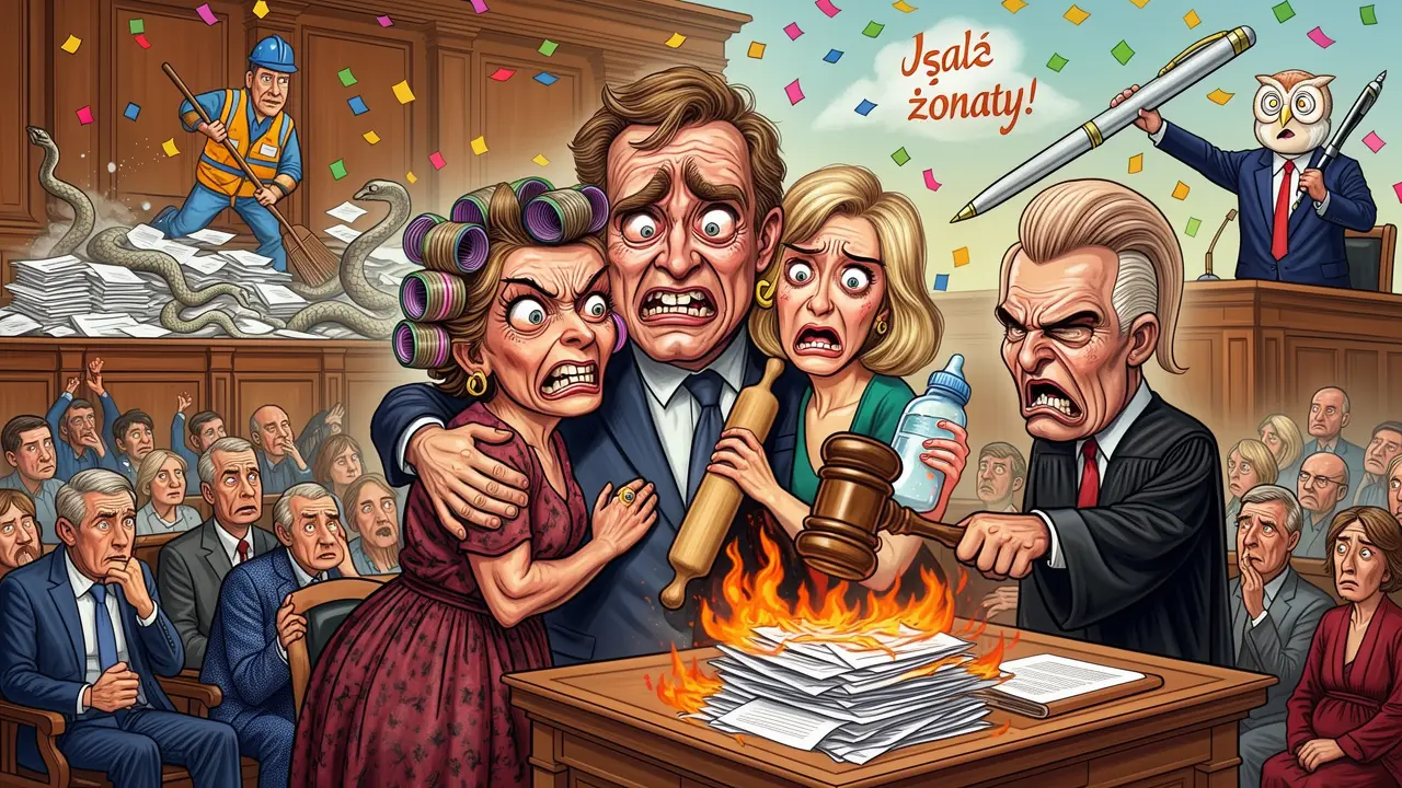 Cover art: Manželský trojúhelník, který stvořil stát a polský justiční