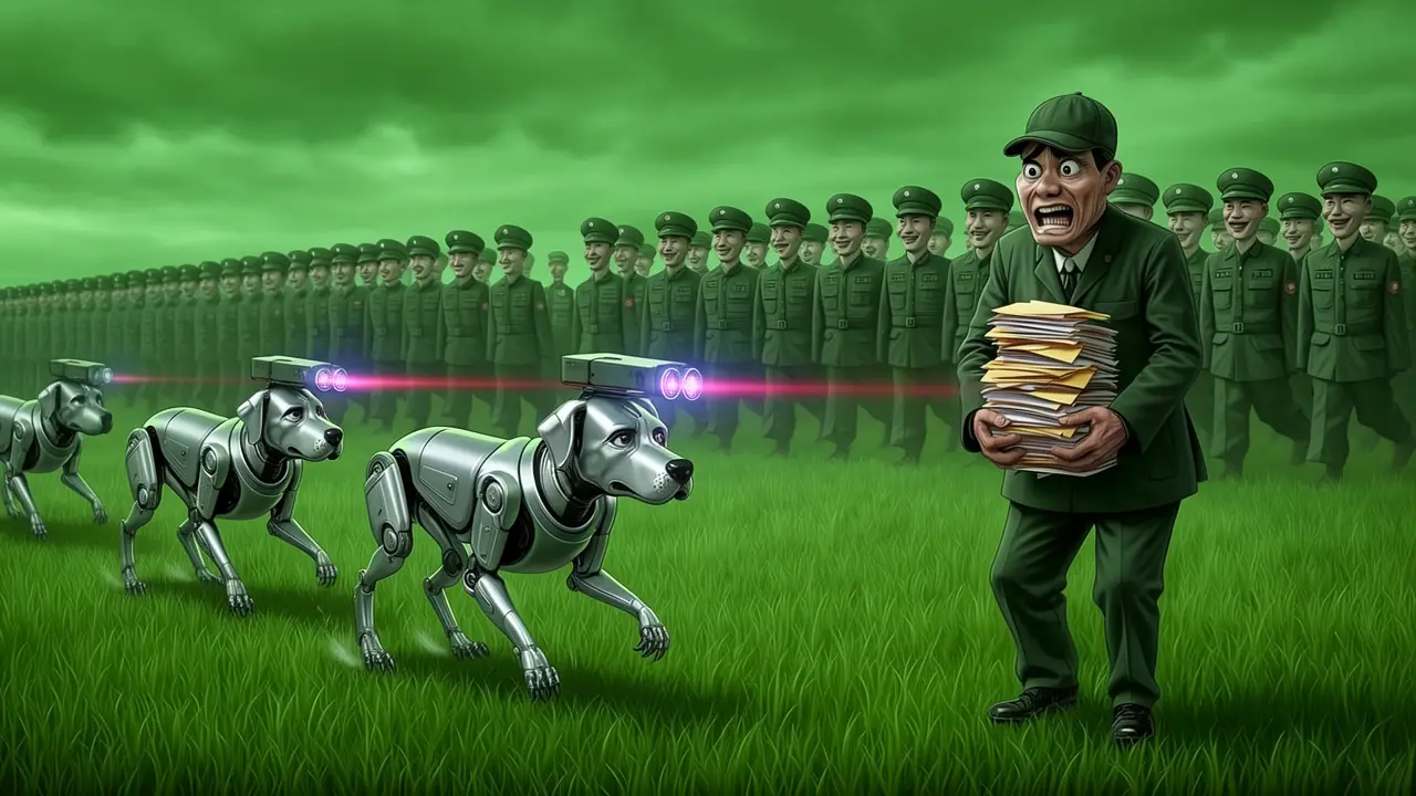 Cover art: Nejlepší přítel člověka má na zádech kulomet