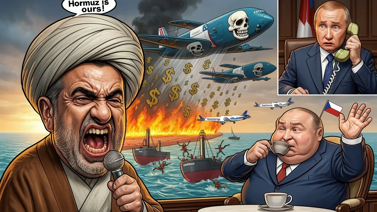 Cover art: Průliv je zavřený, ale Češi letí do Dubaje