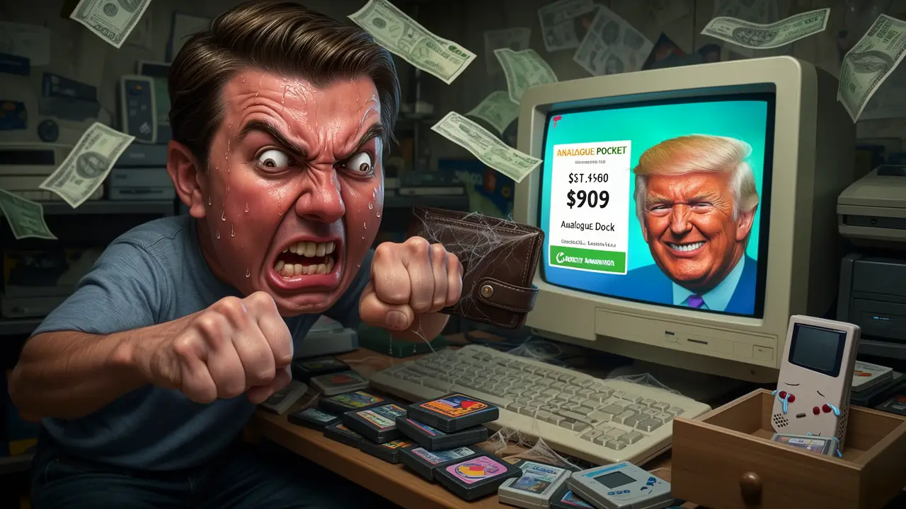 Cover art: Chudý retro hráč, co platí tučné clo za pixely