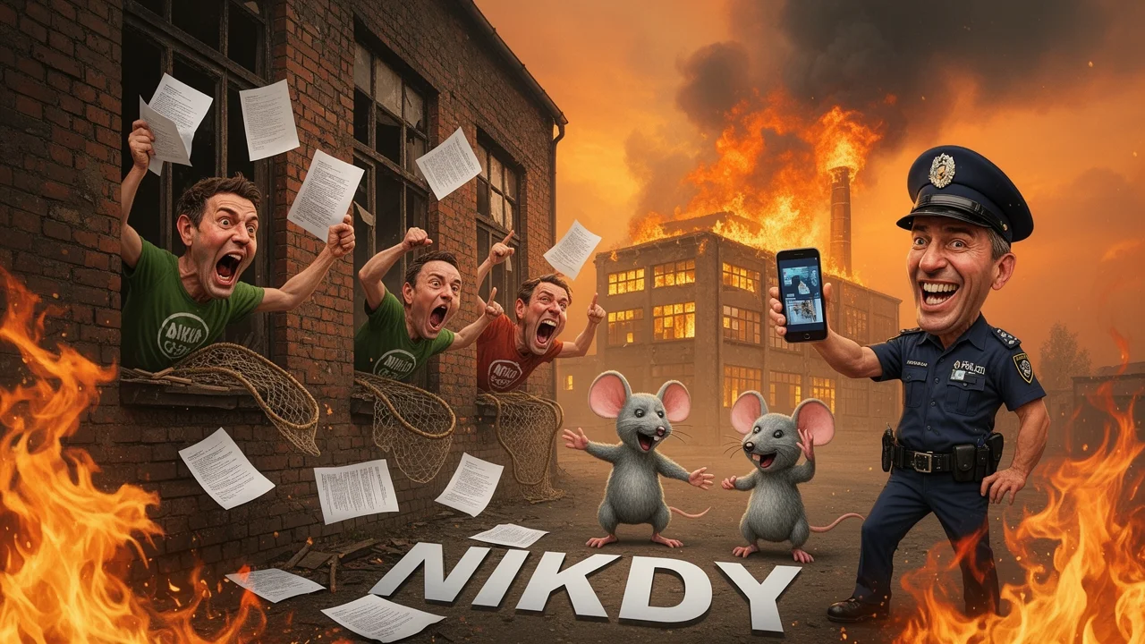 Cover art: Soudružský manuál pro začínající i pokročilé žháře