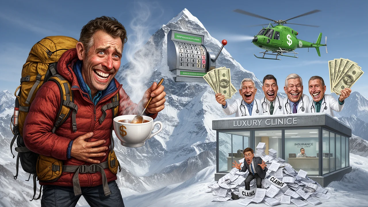 Cover art: Falešné horské záchrany za dvacet milionů dolarů