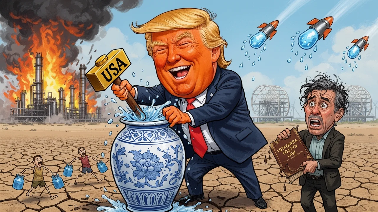 Cover art: Světový mír se utopil v íránské odsolovačce