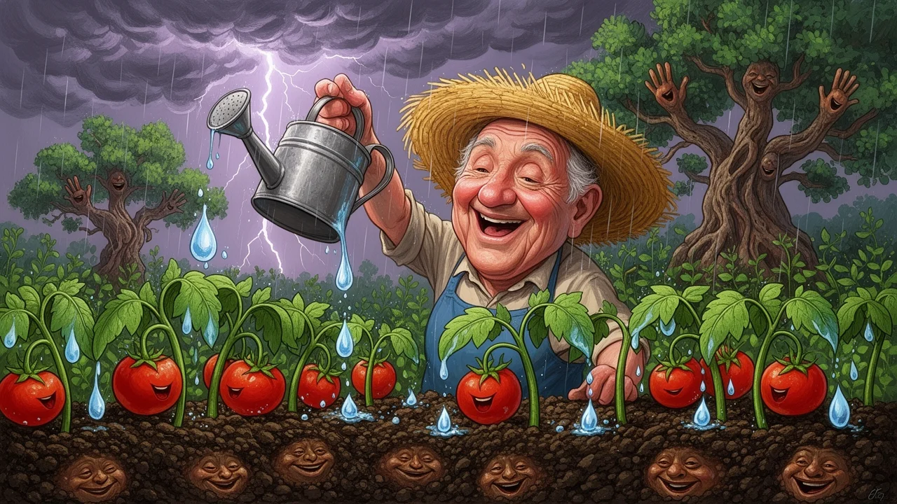 Cover art: Zlaté slunce a večerní sprcha pro sazenice
