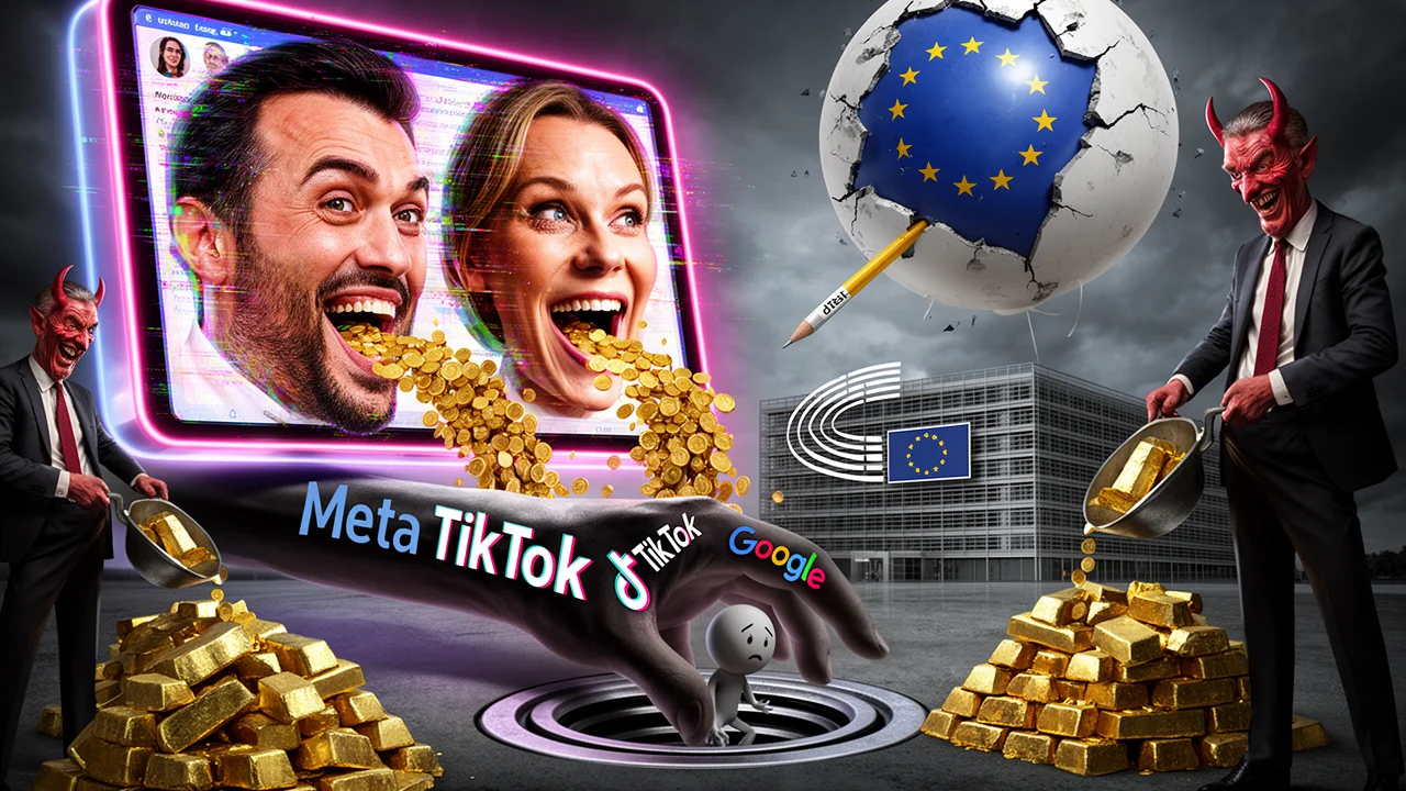 Cover art: Falešné sliby slavných tváří v síti velkých gigantů