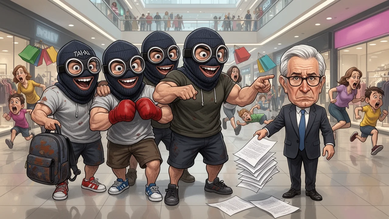 Cover art: Šanta gang v akci aneb Olomouc se bojí dětí