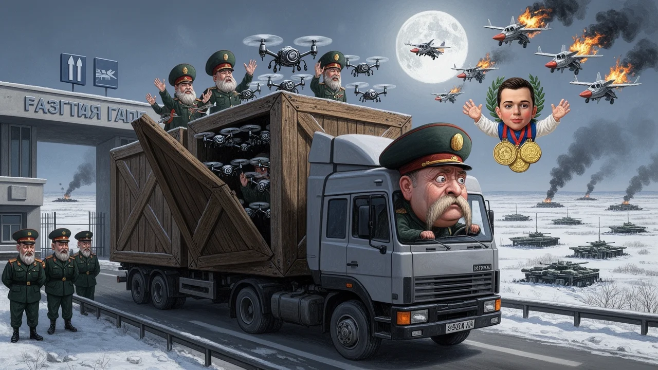 Cover art: Pavučina plná dárků pro ruské bombardéry